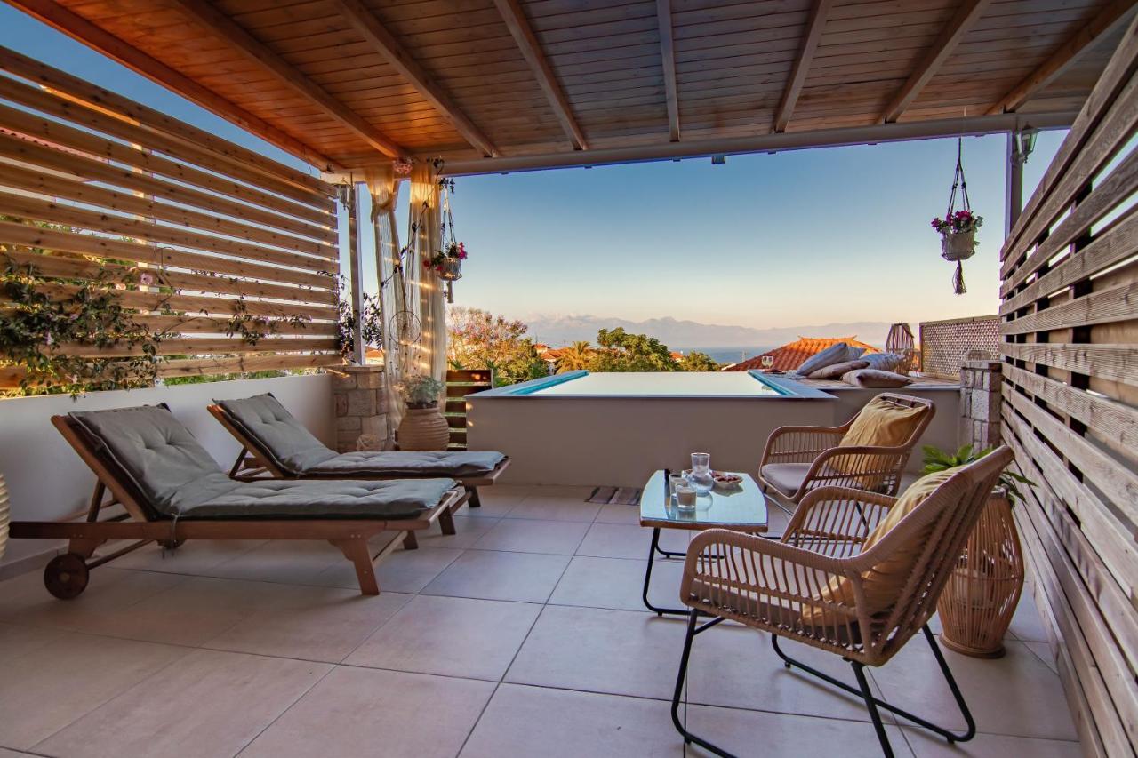 Georgianna'S Suite With Private Pool , 'Blank Suite' Charokopio Exteriér fotografie